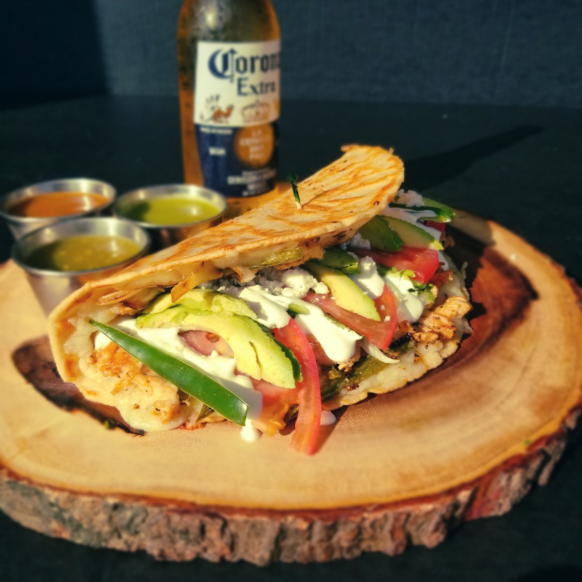 Arranged Food and Objects