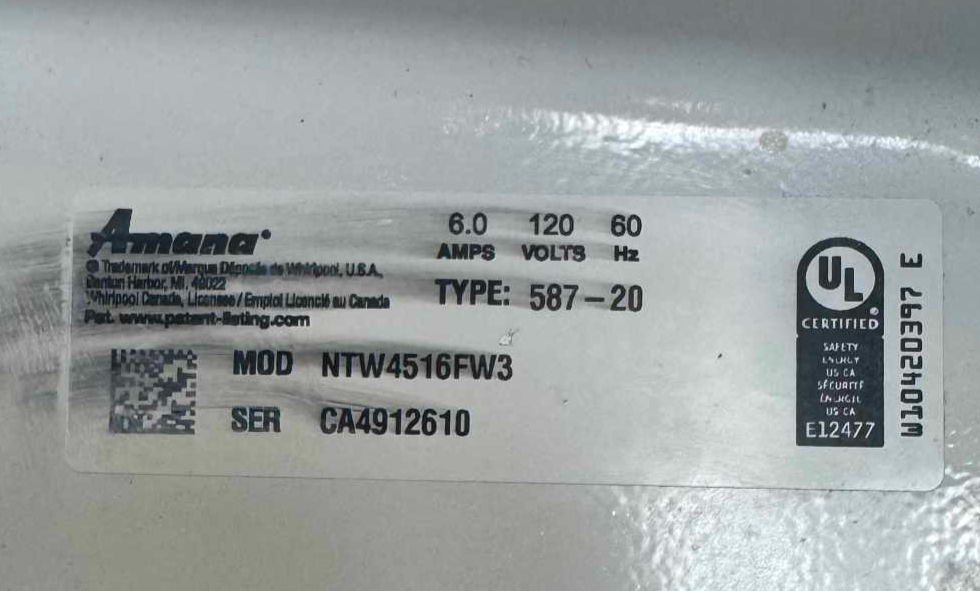 Thumbnail: Amana Washer and Dryer Set