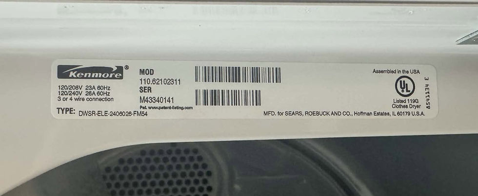 Thumbnail: Kenmore Washer and Dryer Set