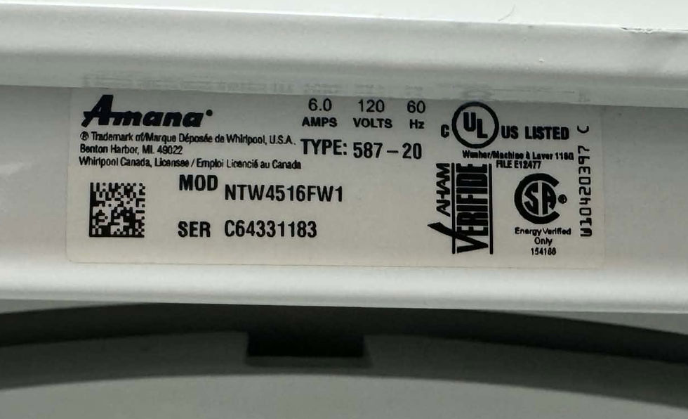 Thumbnail: Amana Washer and Dryer Set