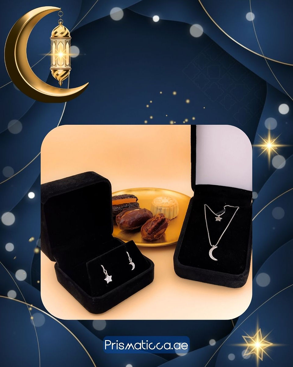 silver stars and moon jewellery set
