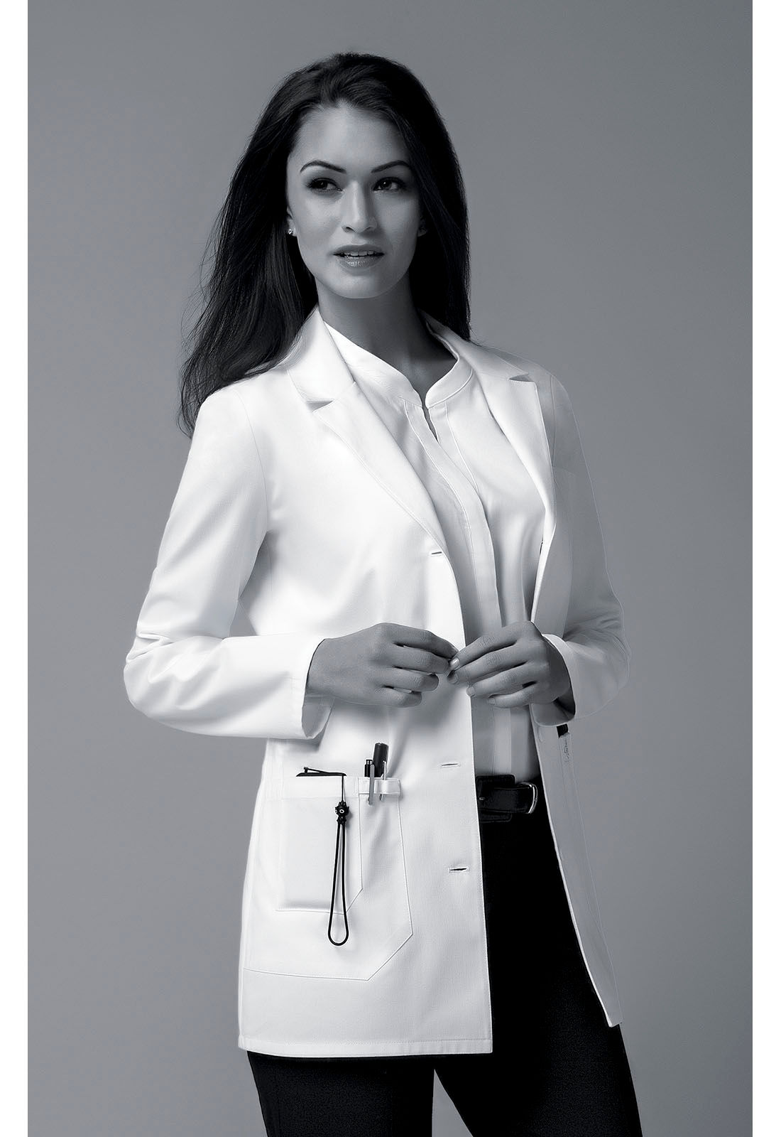 82403 Bata de laboratorio femenina dickies