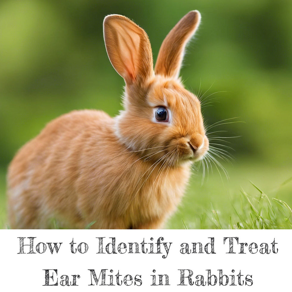 How to Identify and Treat Ear Mites in Rabbits