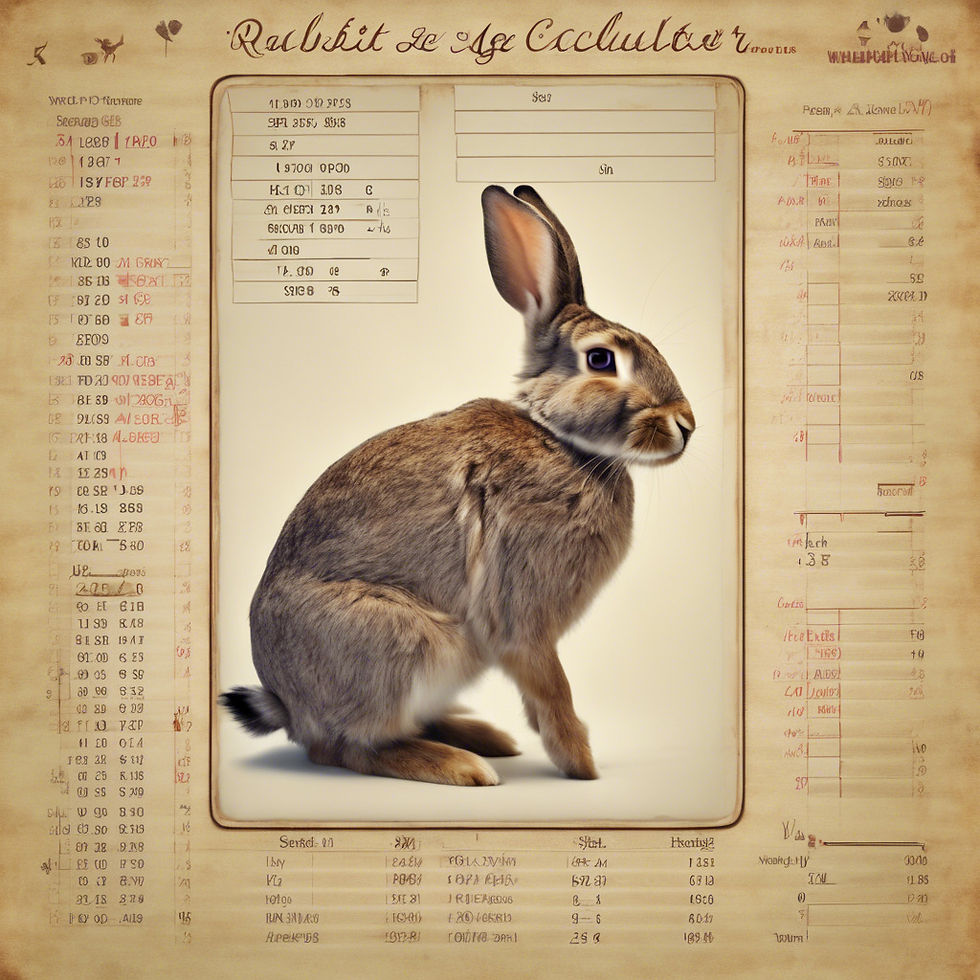 Rabbit Age Online Calculator