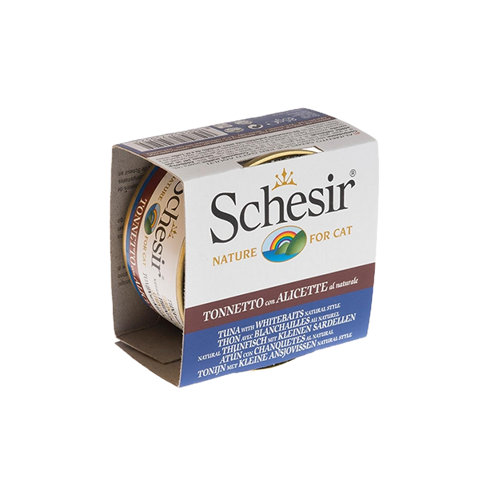 Schesir Ton Ve Ringa Balıklı Pirinçli Yaş Kedi Maması 85gr