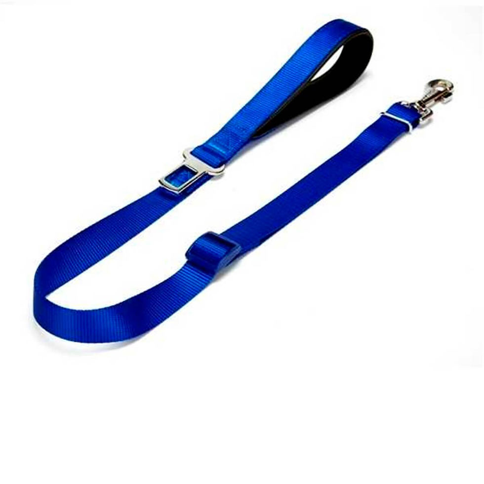 Doggie Emniyet Kemerli Köpek Gezdirme Aparatı 2,5x80-120cm -Mavi