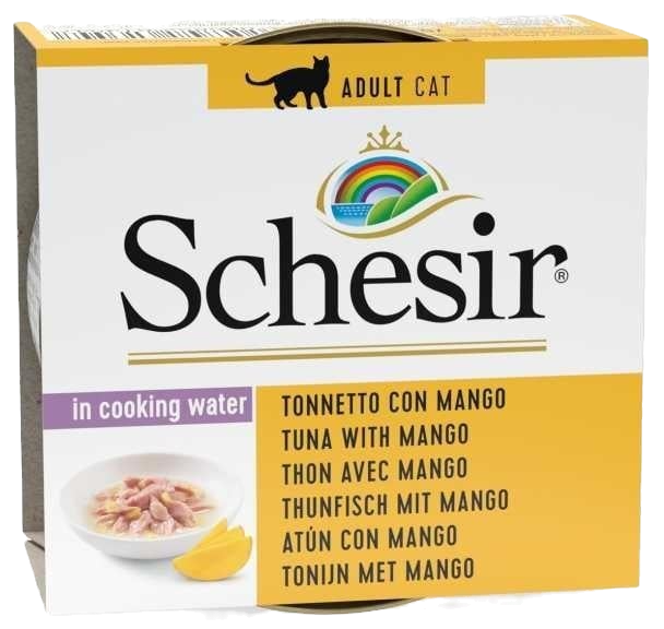 Schesir Ton Balıklı ve Mangolu Kedi Konservesi 75 Gr