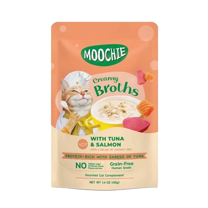 Moochie Çorba Kedi Ödülü Ton-Somon 40 Gr