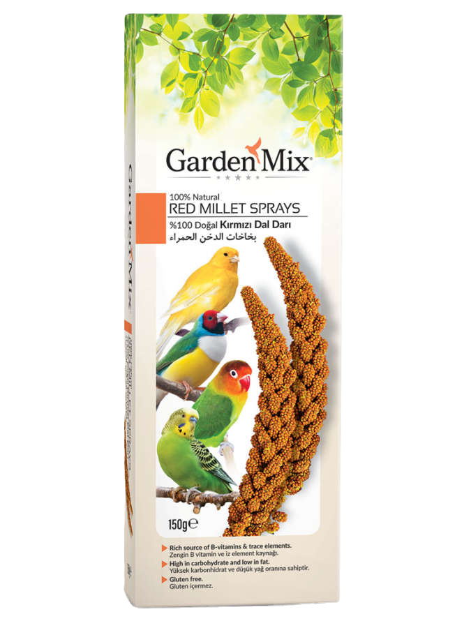 Garden Mix Platin Kırmızı Dal Darı 150 Gr