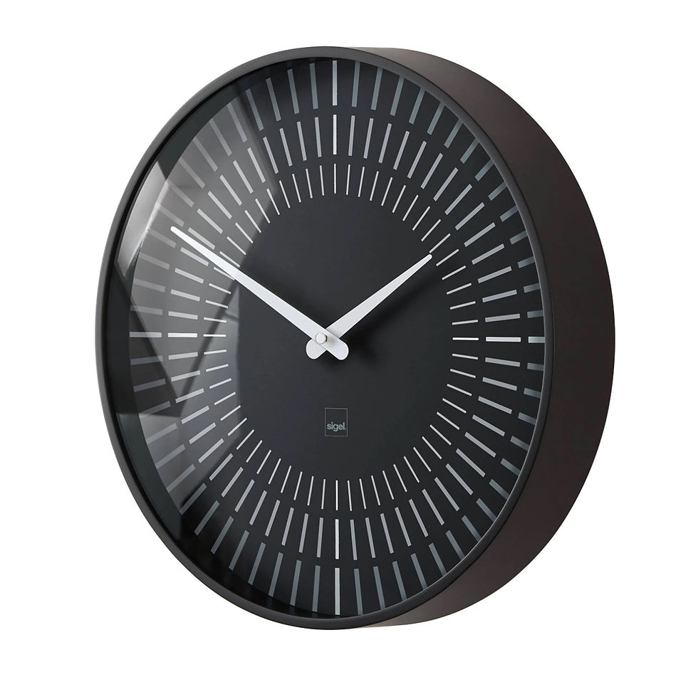 Contemporary German Engineered clock by Sigel