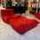 Thumbnail: Contemporary Togo Sofa Set by Michel Ducaroy for Ligne Roset in Alcantra Red 