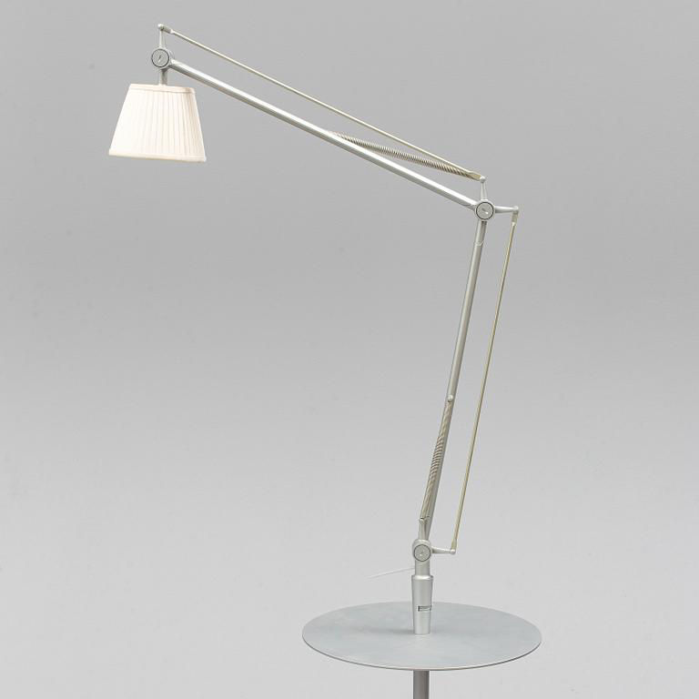 Thumbnail: Philippe Starck for Flos Italy, Achimoon Table & Lamp with Pleated Fabric Shade