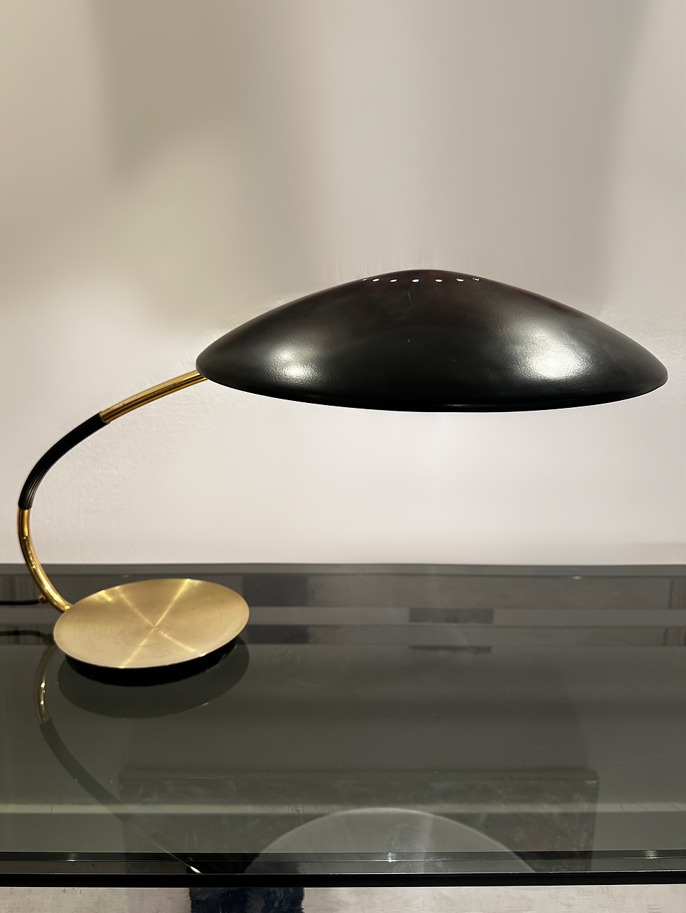 Large Mid Century table lamp by Christian Dell for Kaiser Leuchten model 6787