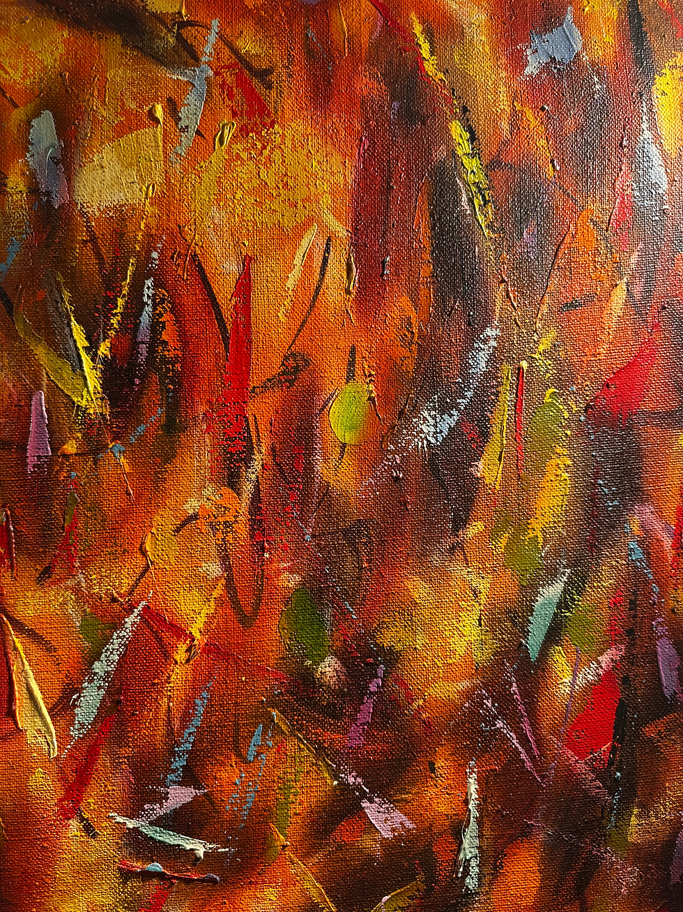 Thumbnail: Large original Abstract Expressionist piece ‘Expression 3’ by John Atac, 1989