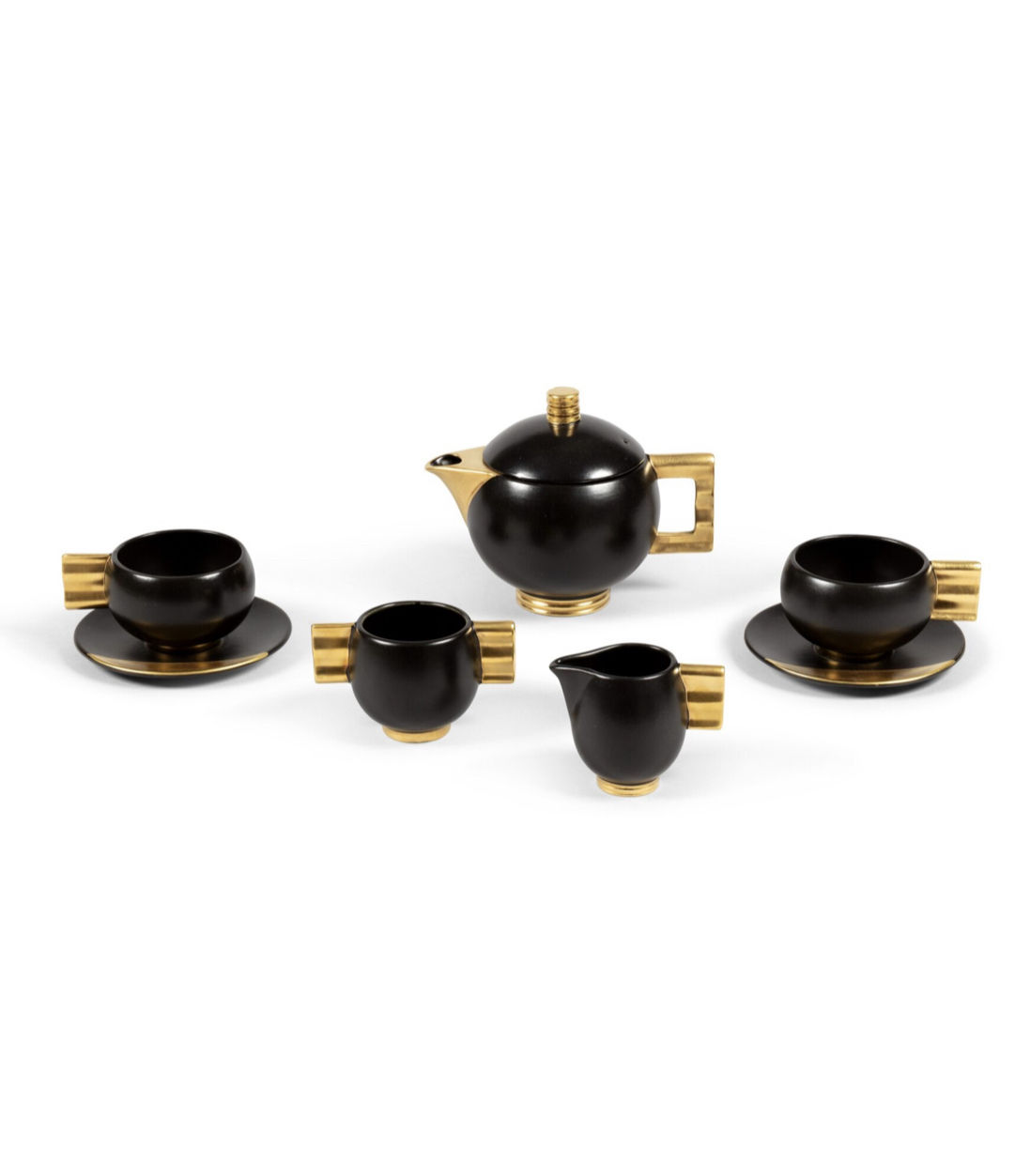 Original Art Deco Carlton Ware Ltd for Mariage Frères, Paris Tea set, 1929