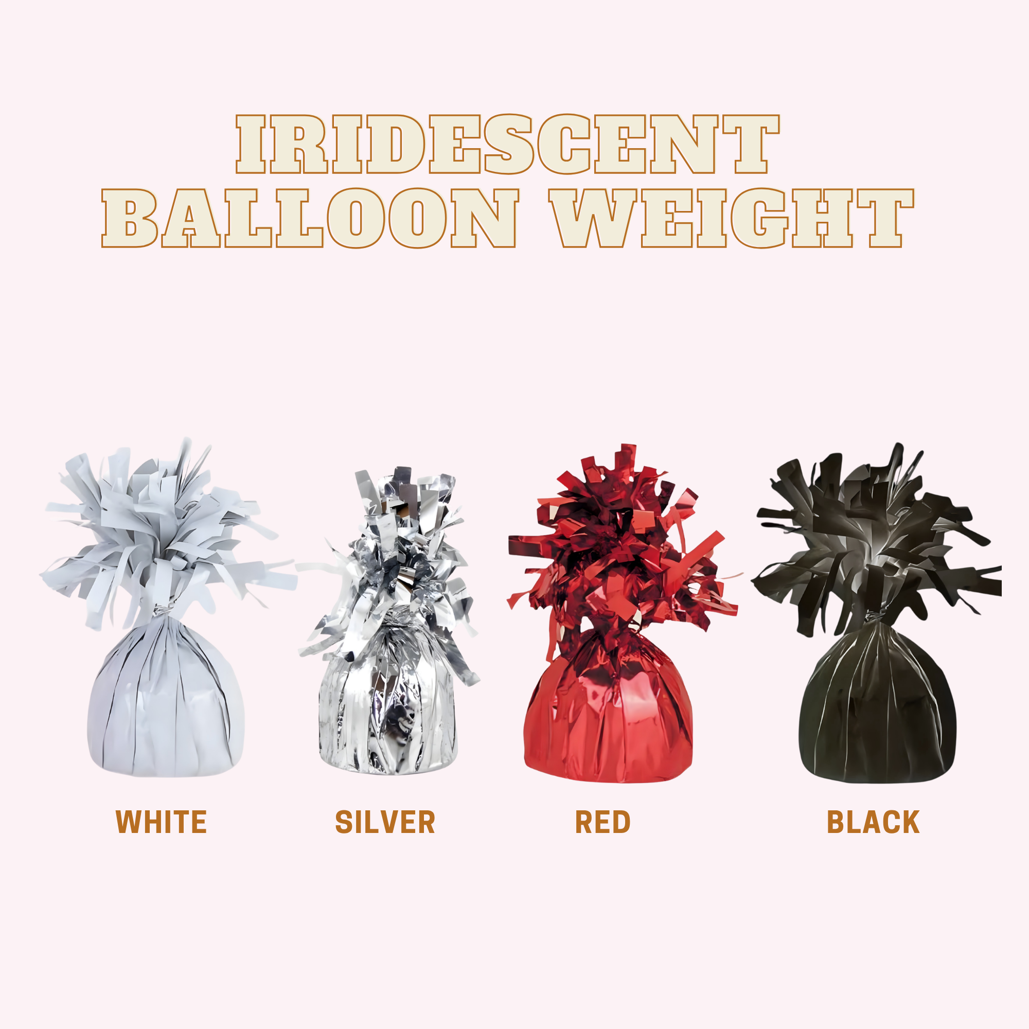 Iridescent Balloon Weights