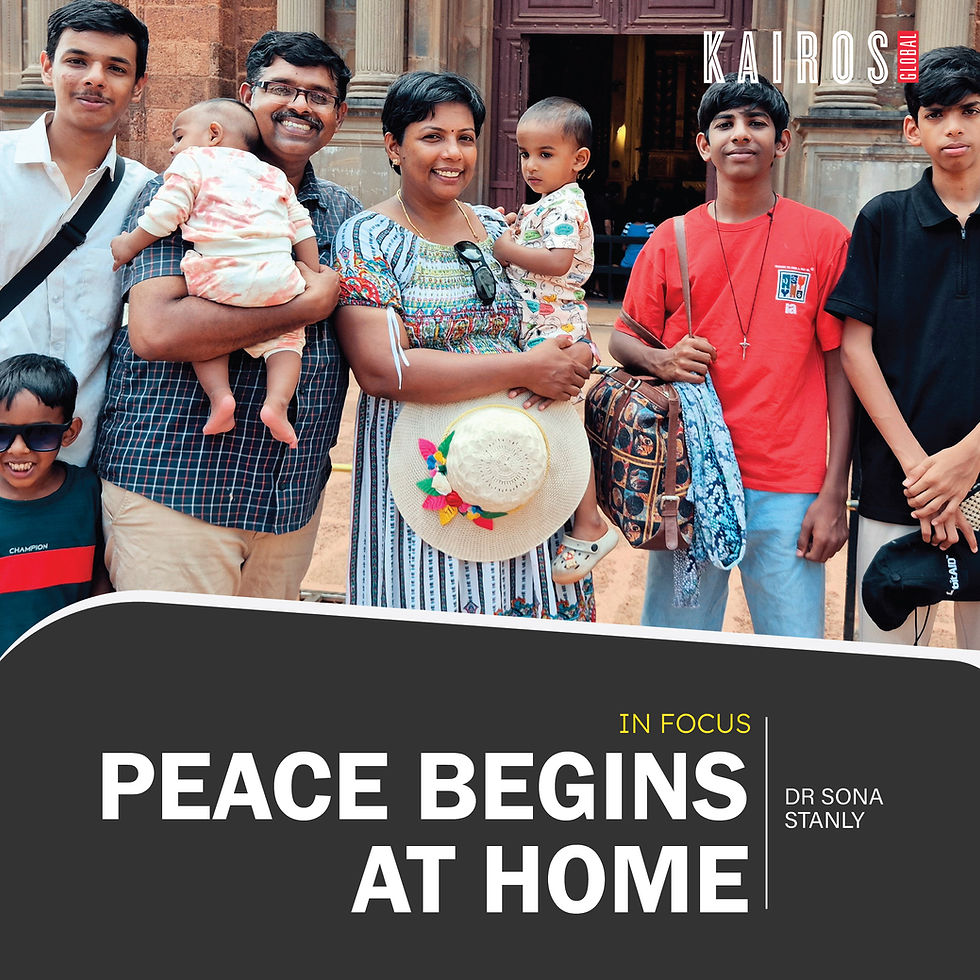 PEACE BEGINS AT HOME | KAIROS GLOBAL | AUGUST 2026