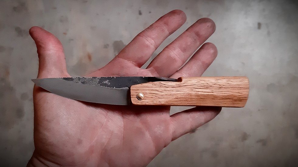 Miniature : couteau pliant bois exotique