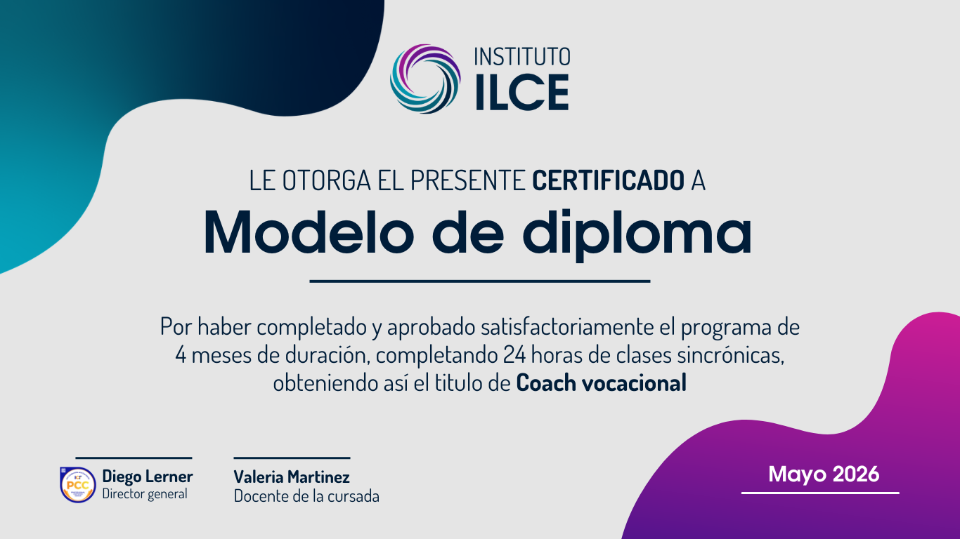 Diploma Instituto ILCE