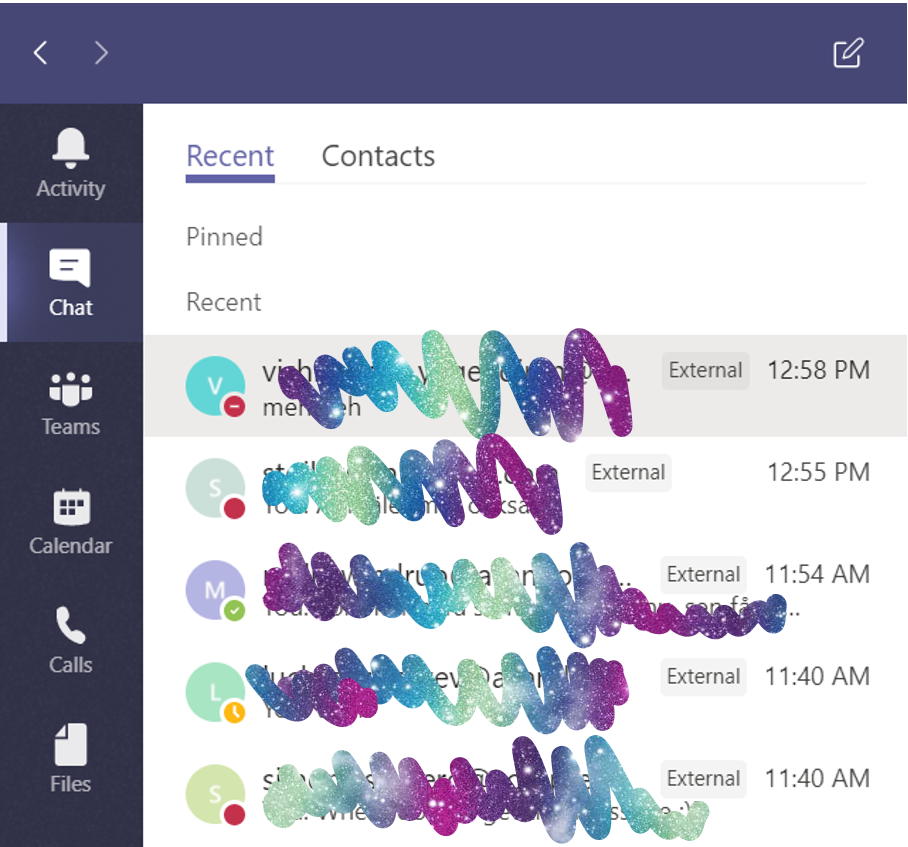External user tagging