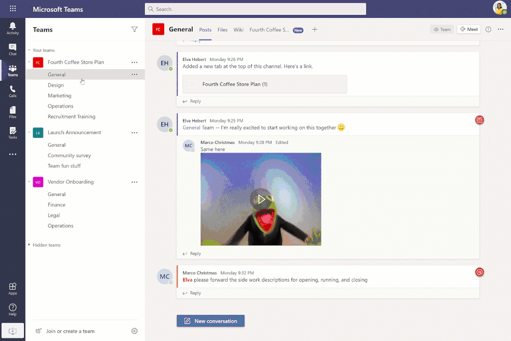 Tasks in Microsoft Teams