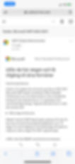 The email
