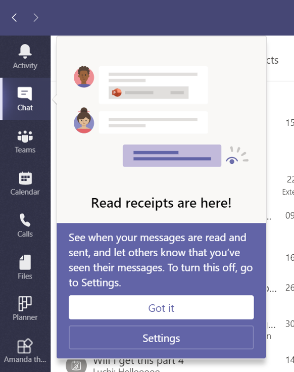 read receipts read receipts