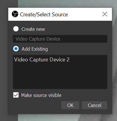 Use an existing source