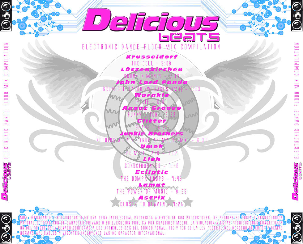 DELICIOUS BEATS / CONTRAPORTADA
