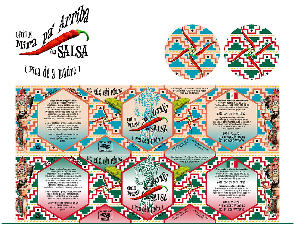 CHILE MIRA PA' ARRIBA EN SALSA