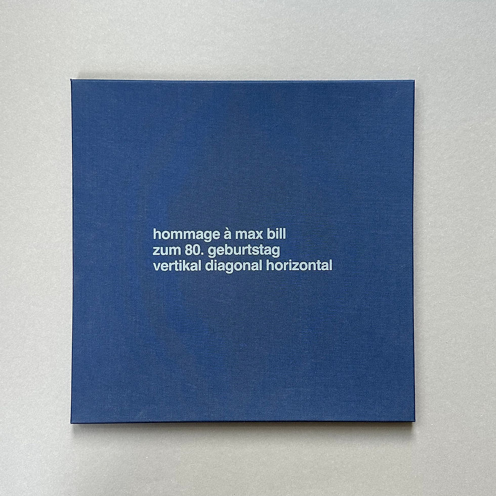 Thumbnail: Hommage À Max Bill (Portfolio with 6 serigraphs)