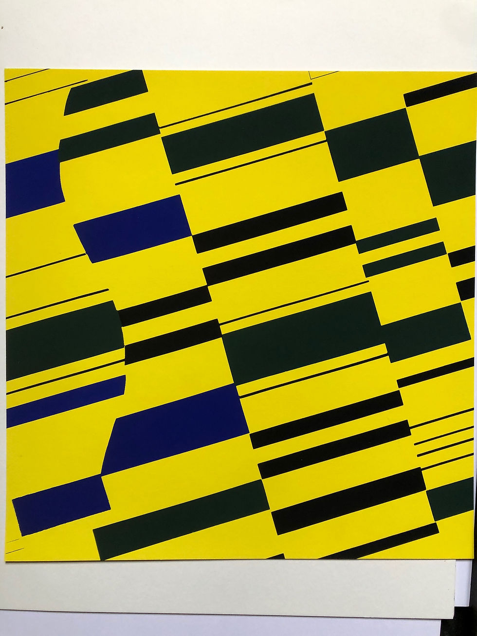 Thumbnail: Günter Fruhtrunk (1923-1982): Blaue Partikel 1971