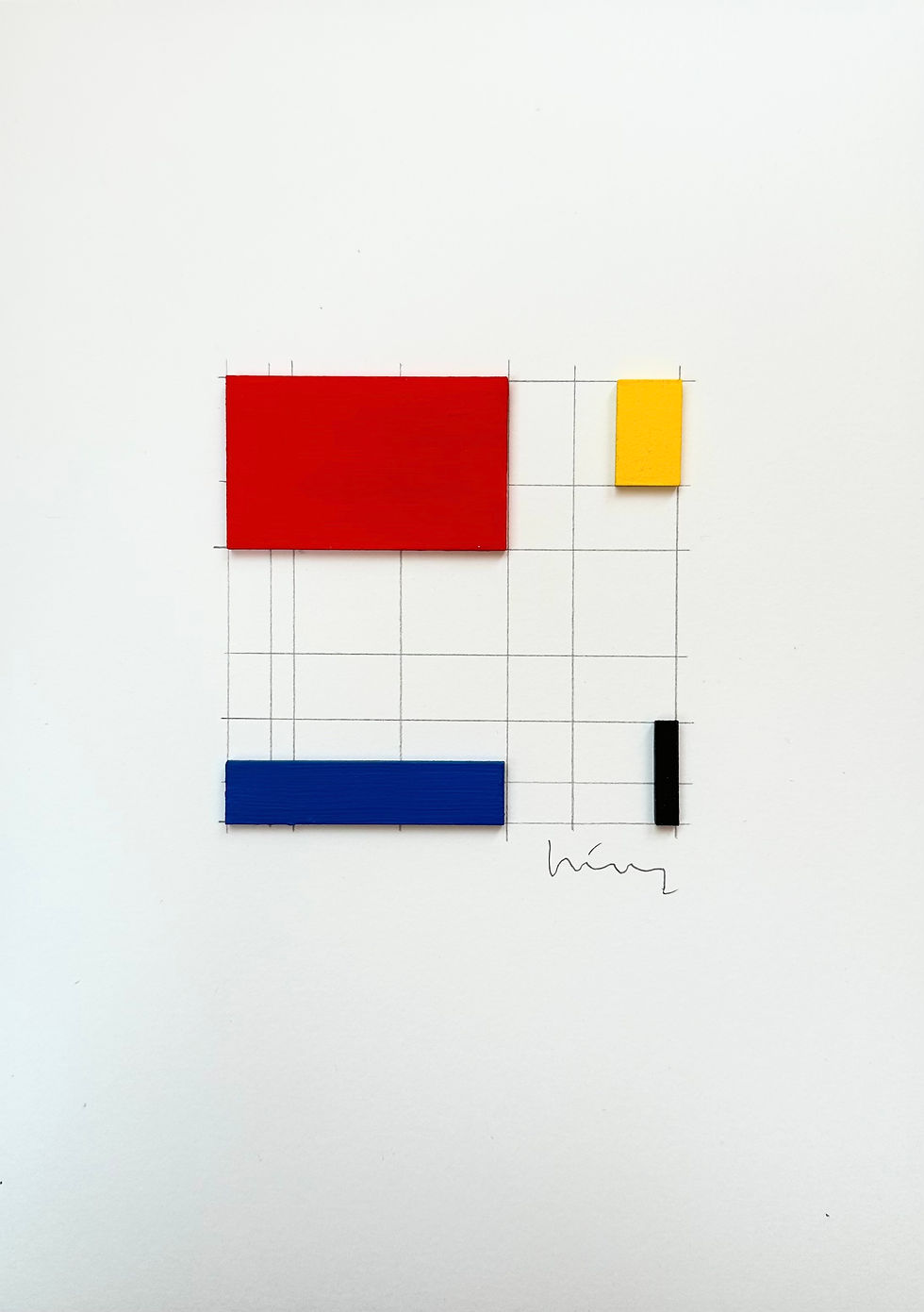 Thumbnail: Jo Niemeyer: Geometrica IX sketch / collage