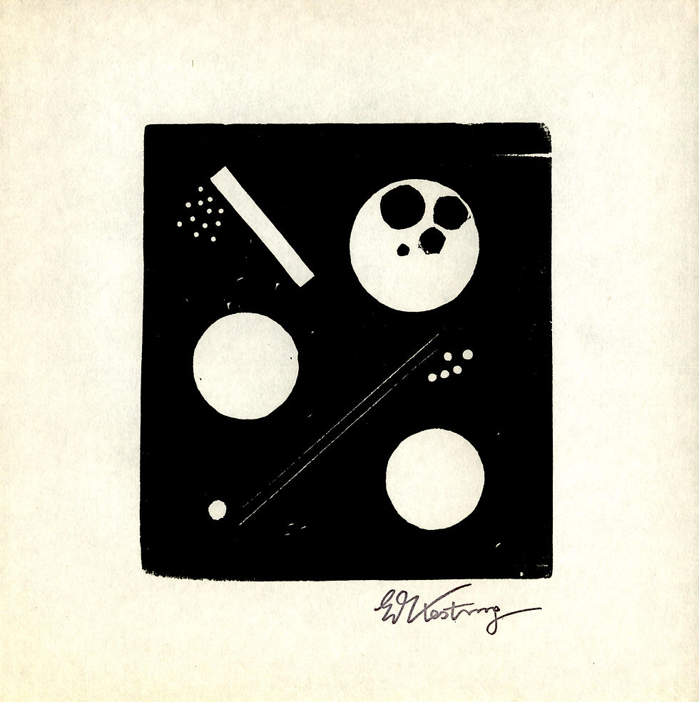 Thumbnail: Edmund Kesting (1892-1970): Spiel der Kreise (1928)