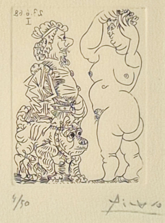 Pablo Picasso -- La Celestine, from Série 347 (Bloch 1661), 1968