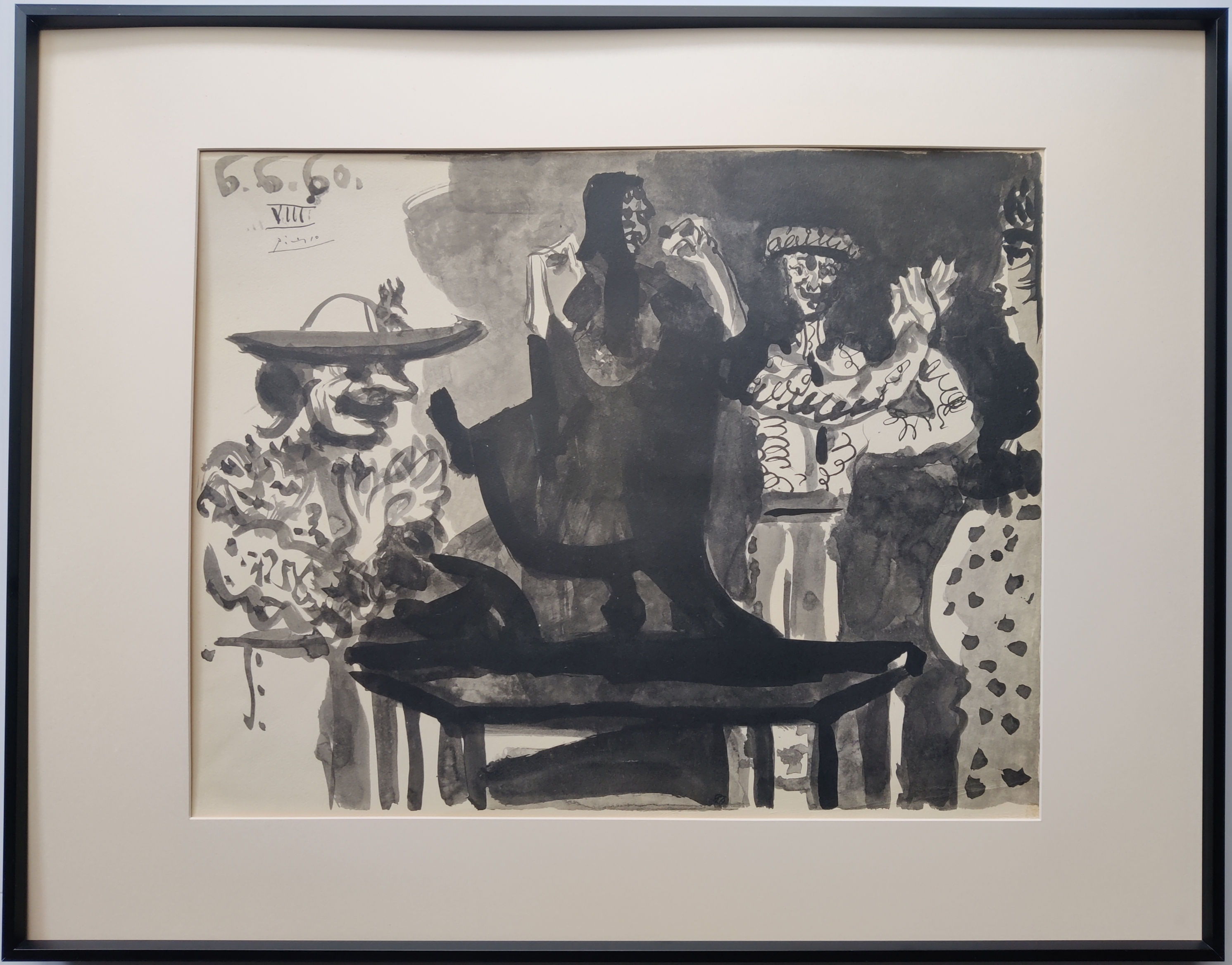 Pablo Picasso -- La Danseuse Sur La Table, Lithograph
