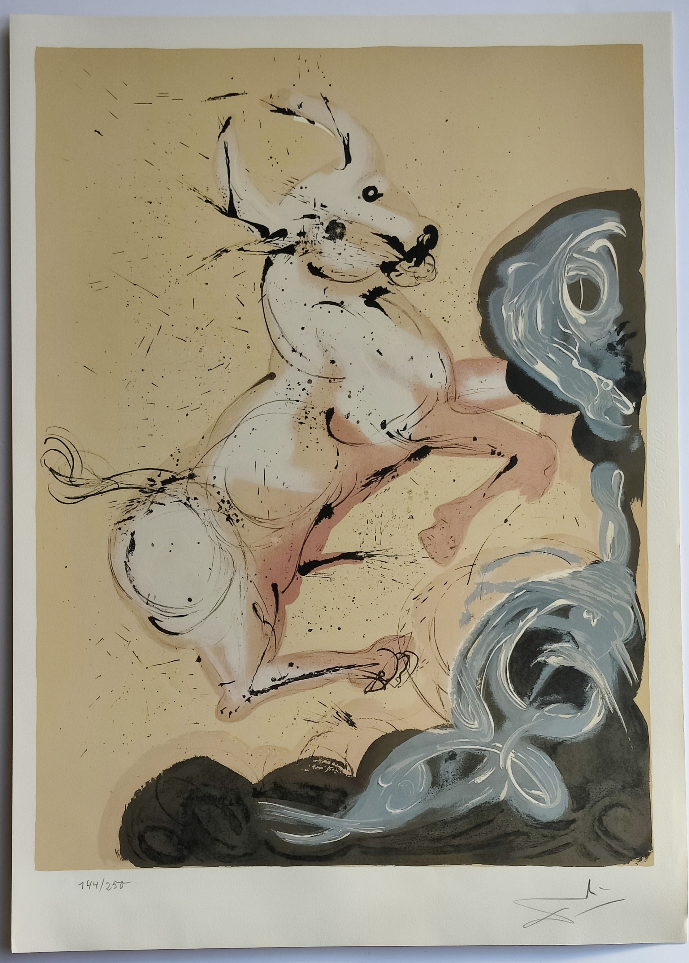 Salvador Dalí -- Taurus from Signs of the Zodiac