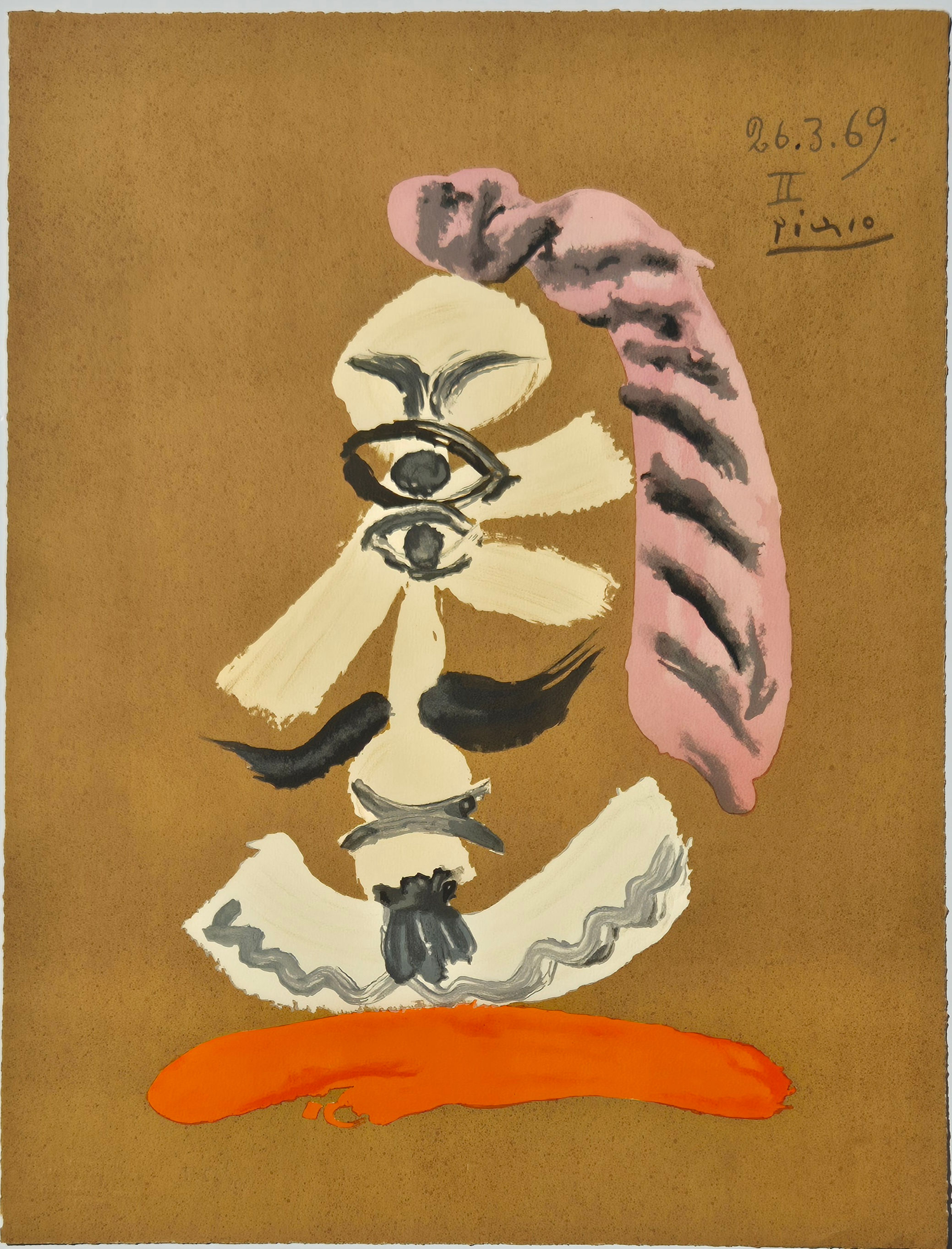 Pablo Picasso (after) -- One plate, from Les Portraits Imaginaires