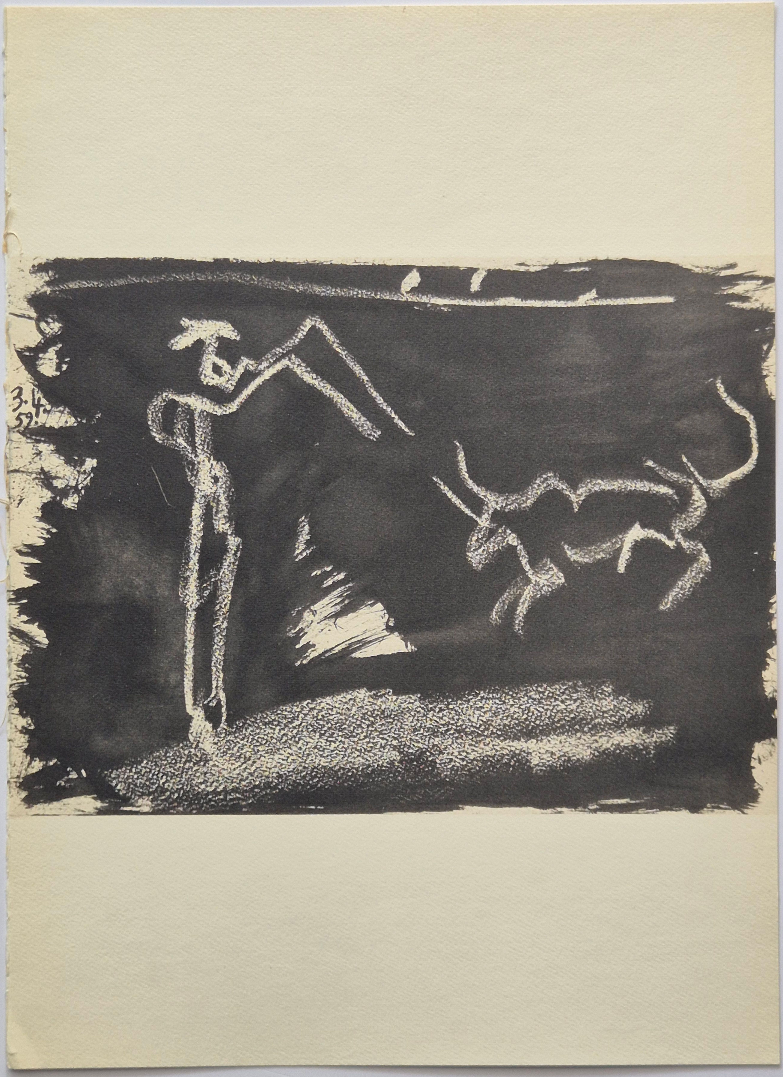 Pablo Picasso -- Torero and Bull from Toros y Toreros