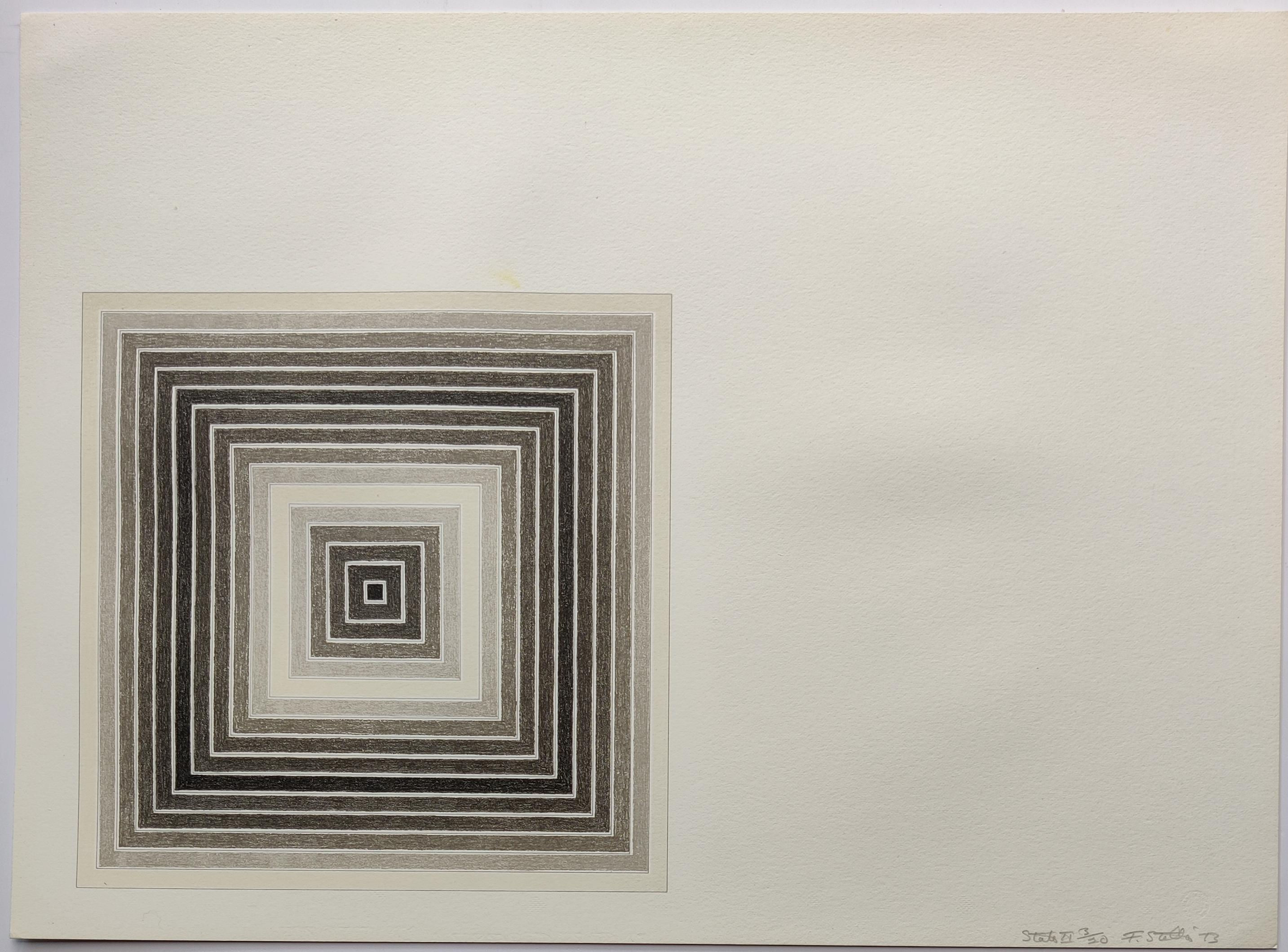 Frank Stella -- Sharpesville, from Multicolored Squares I