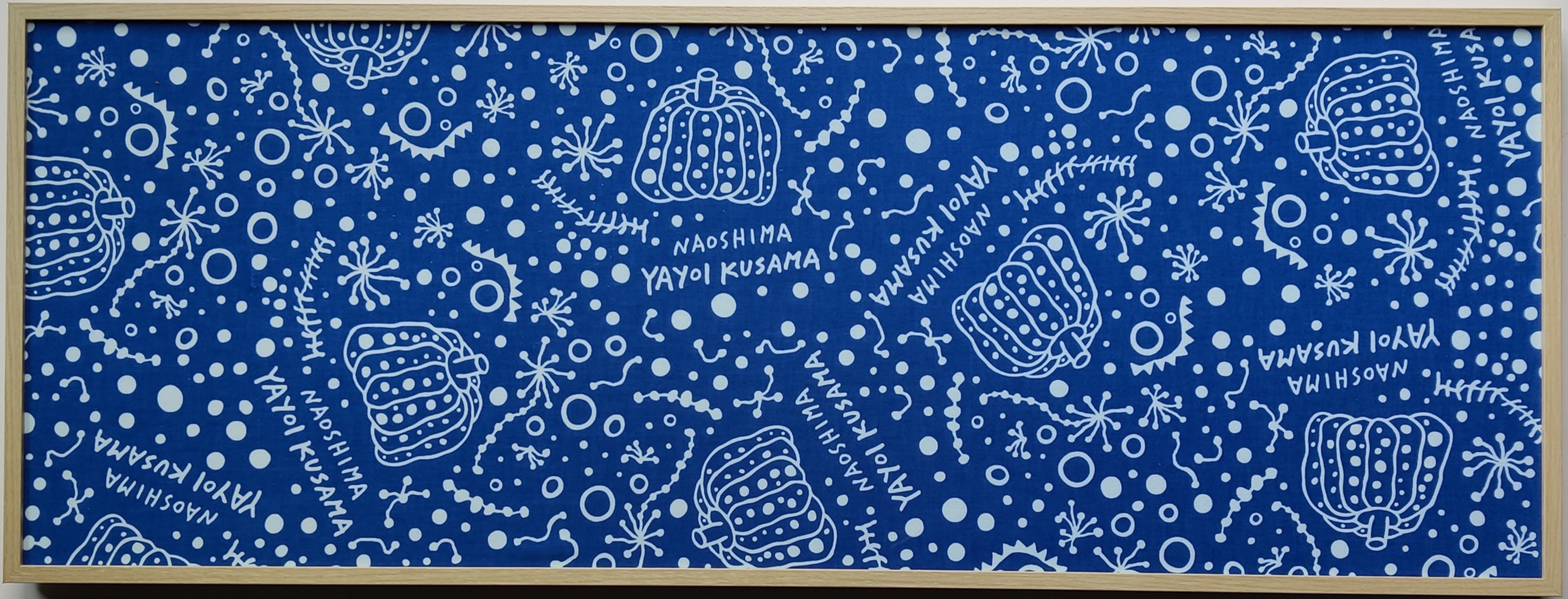 Yayoi Kusama -- Pumpkin ( blue)
