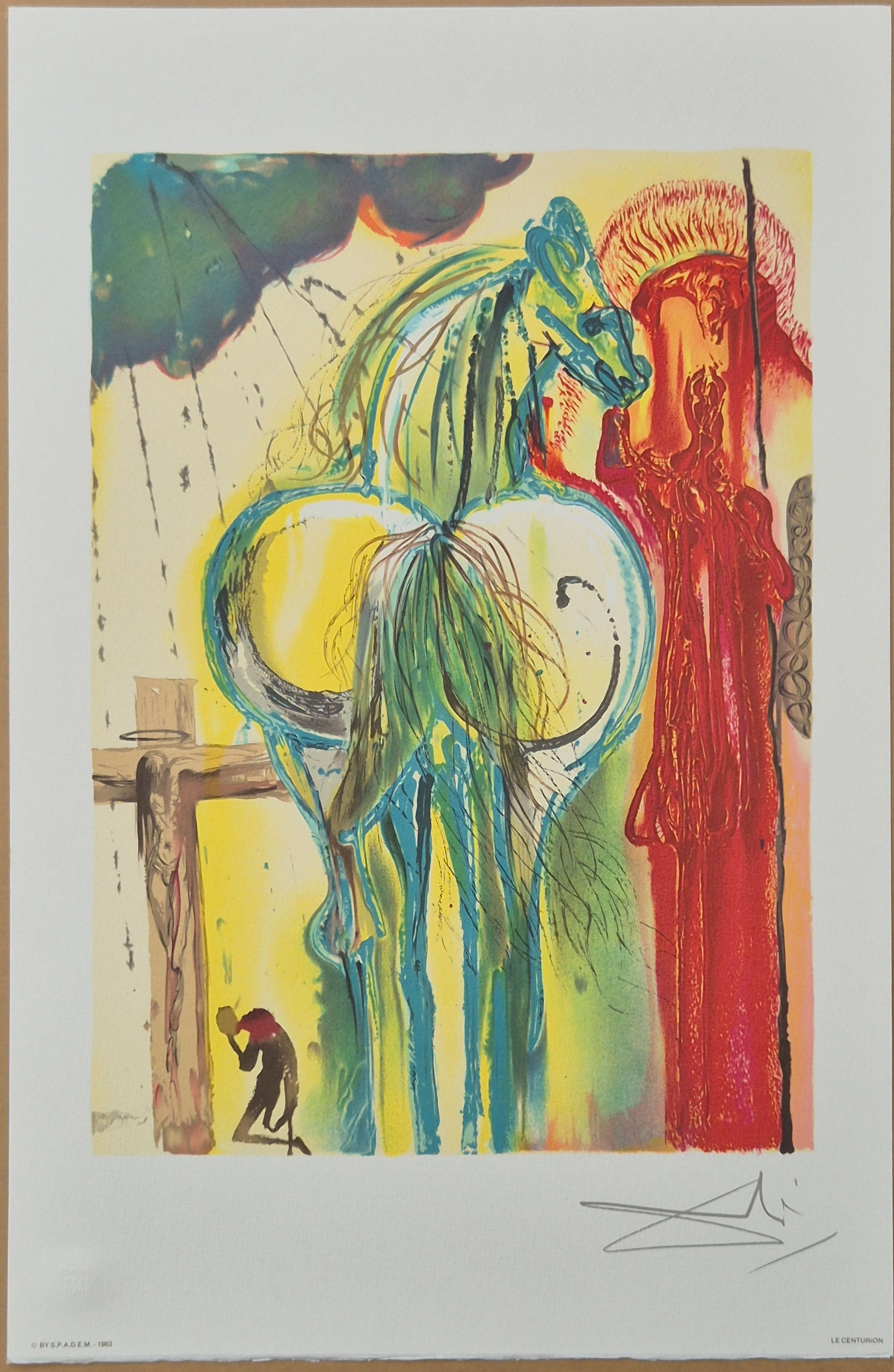 (after) Salvador Dali -- Le Centurion from Les Chevaux Daliniens