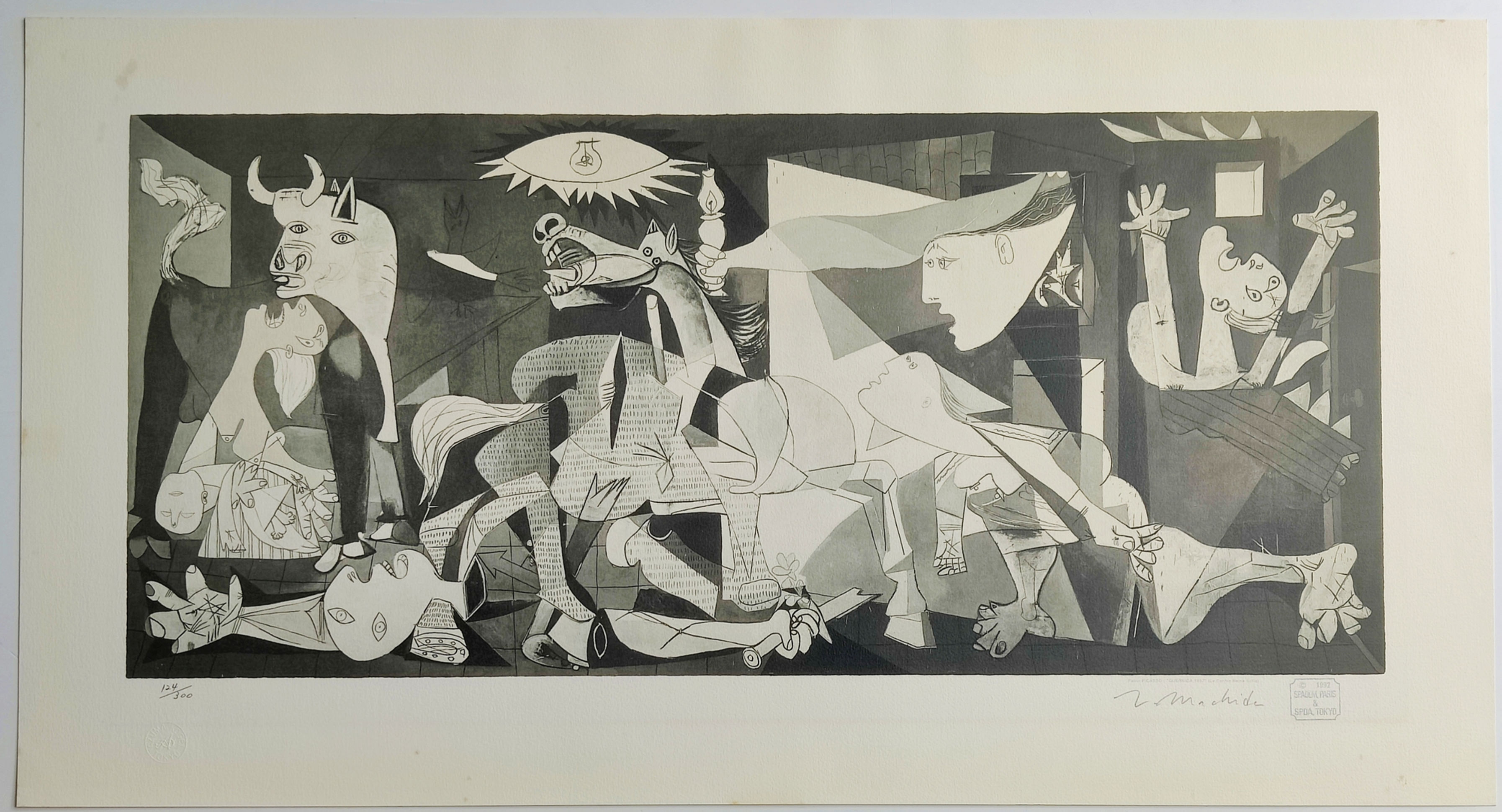 Pablo Picasso (after) -- Guernica, Lithograph
