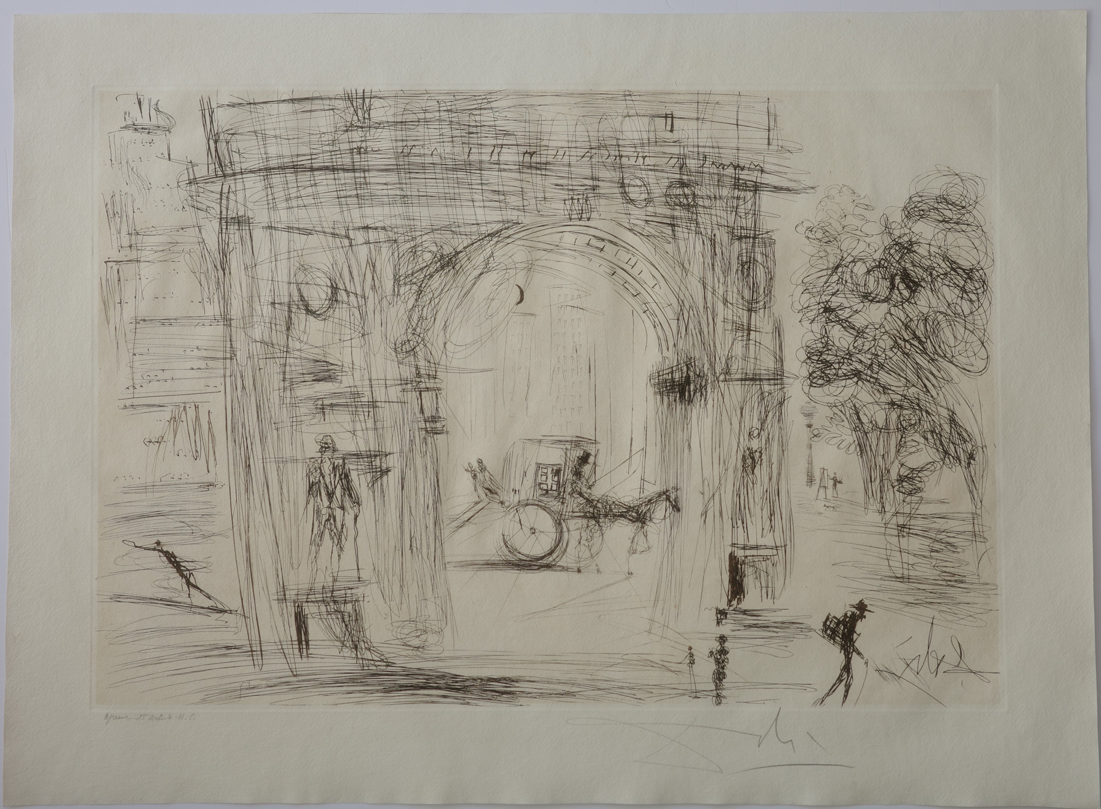 Salvador Dalí -- Washington Gate, from New York City