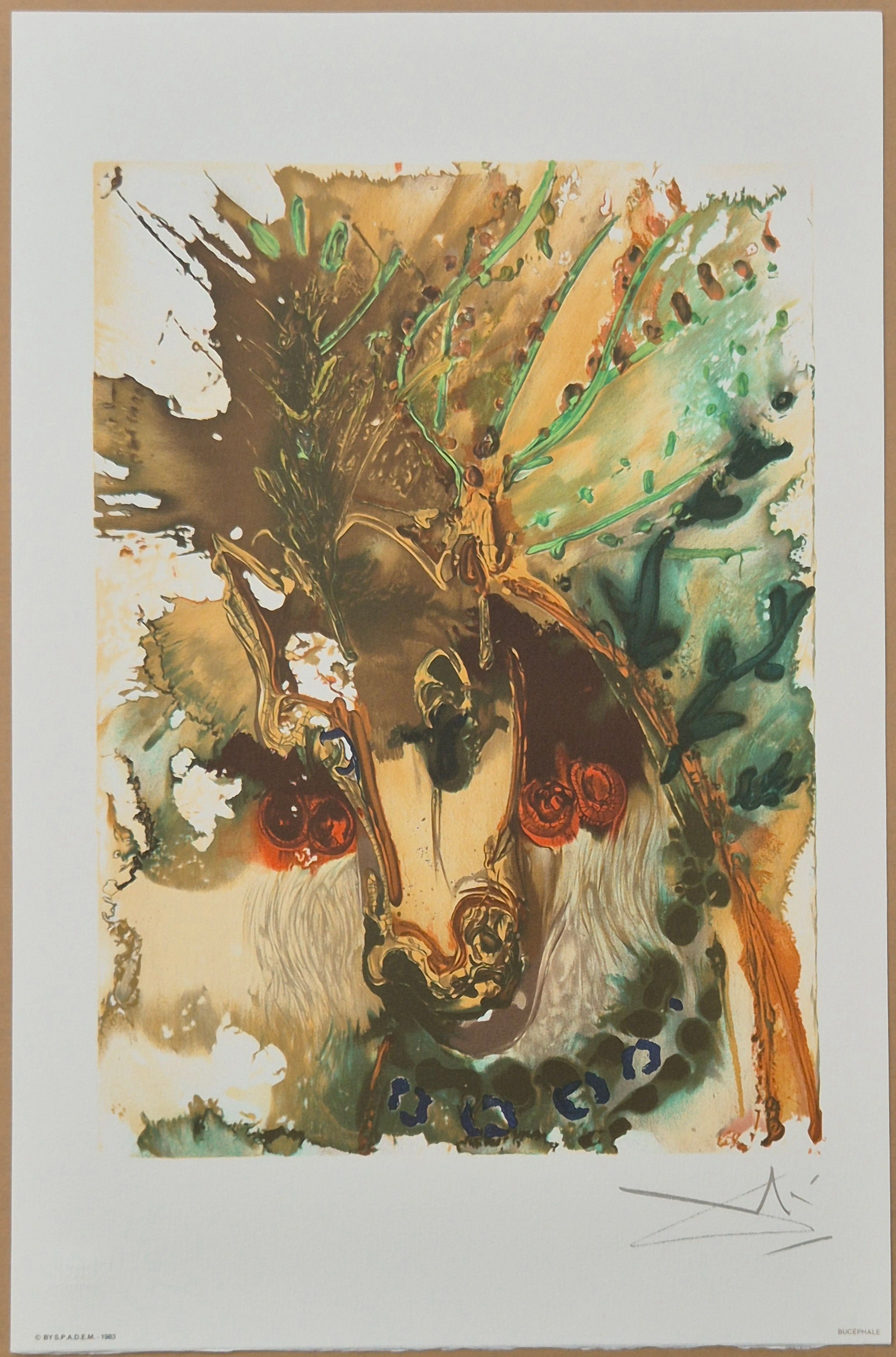(after) Salvador Dali -- Bucephale from Les Chevaux Daliniens