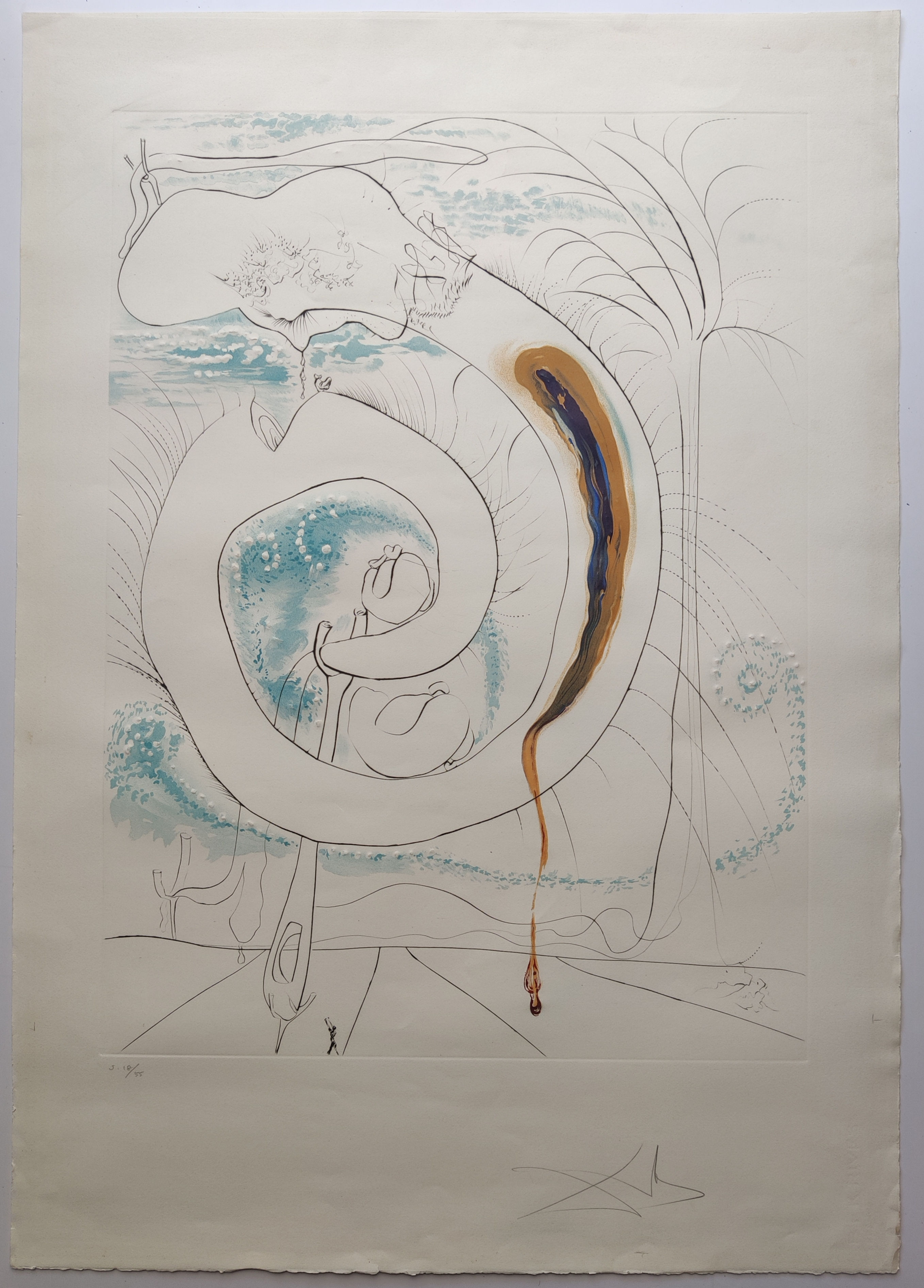 Salvador Dali -- Le Cercle viscéral du cosmos