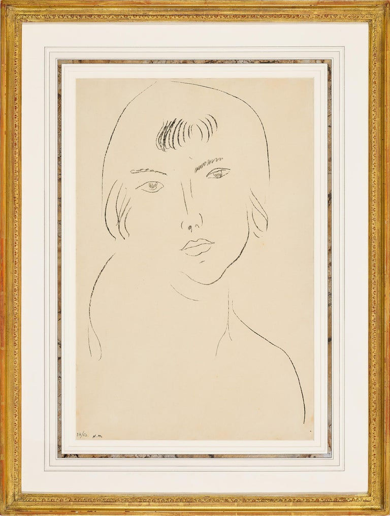 Henri Matisse -- Visage ? La Frange