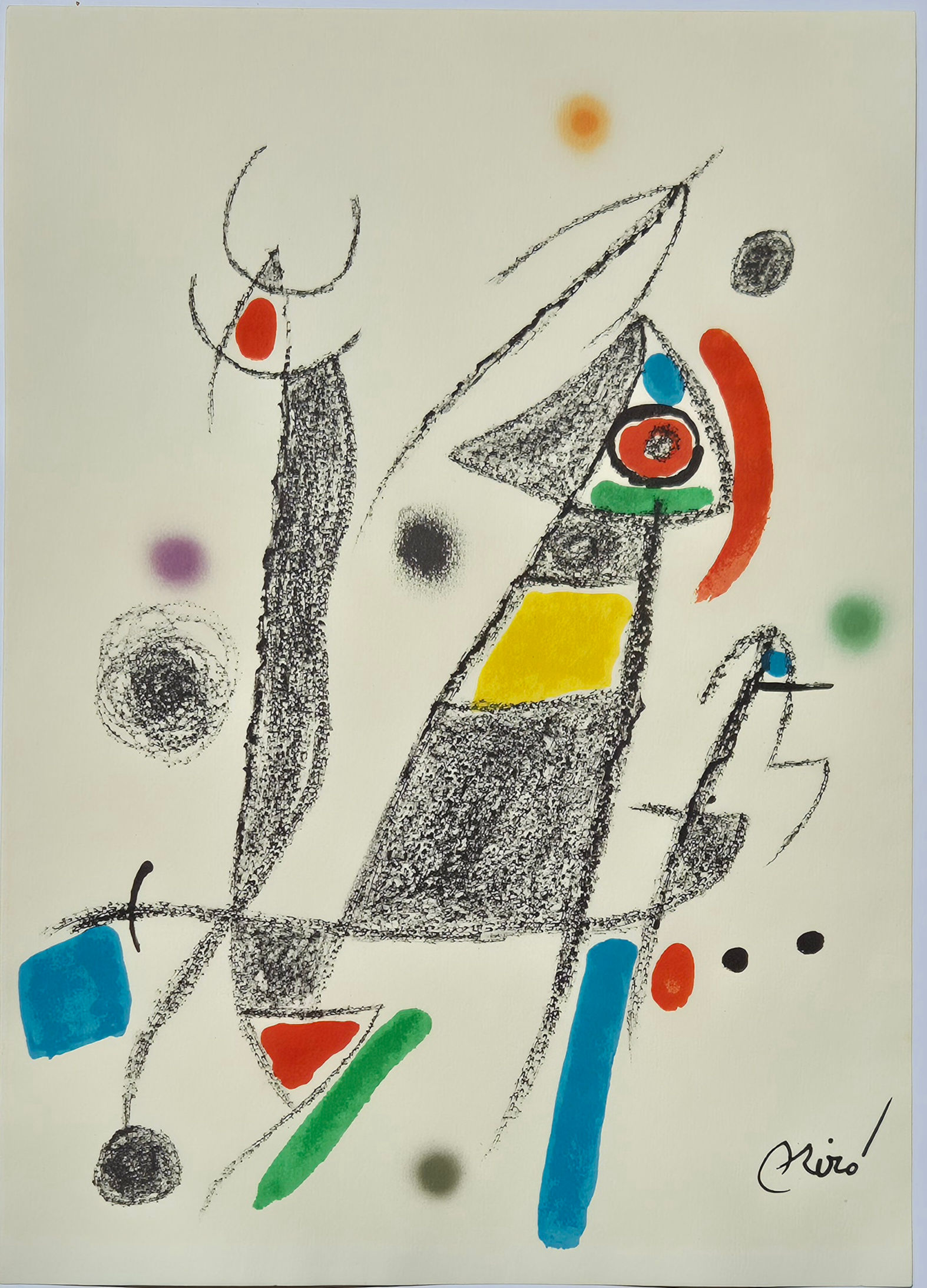 Joan Miró -- Maravillas con variaciones, plate 1
