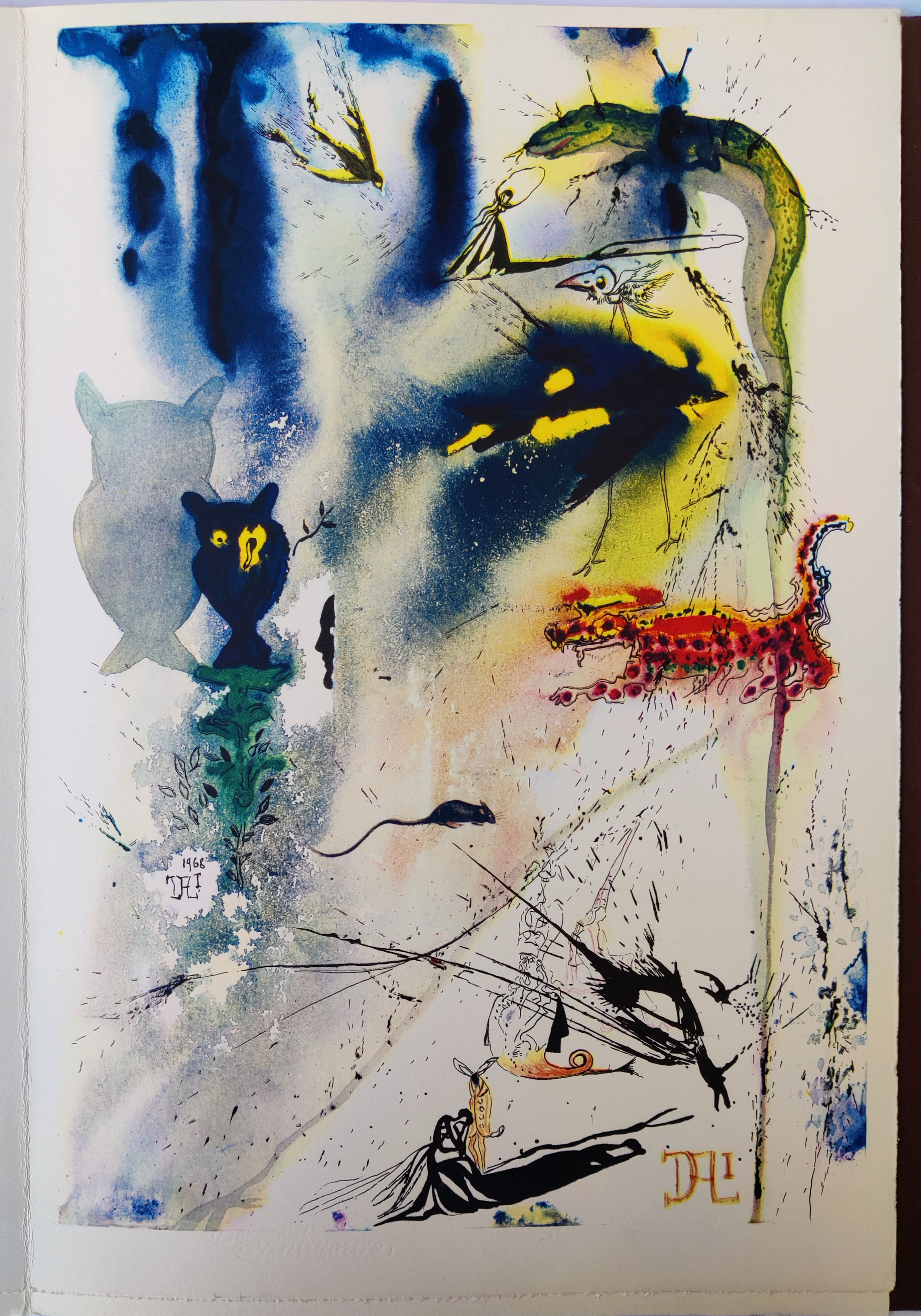 Salvador Dali -- A Caucus Race and a Long Tale