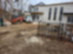 Bold Seal Insulation vehicle parked at a high-end residential construction site in a woode